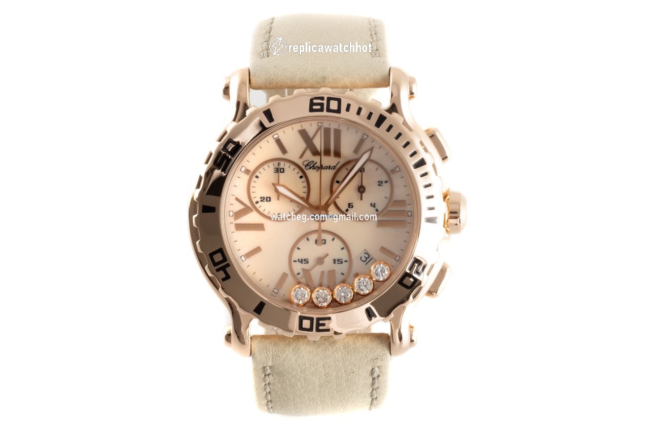 Chopard Happy Sport Womens watch Quartz Red gold 1269 2