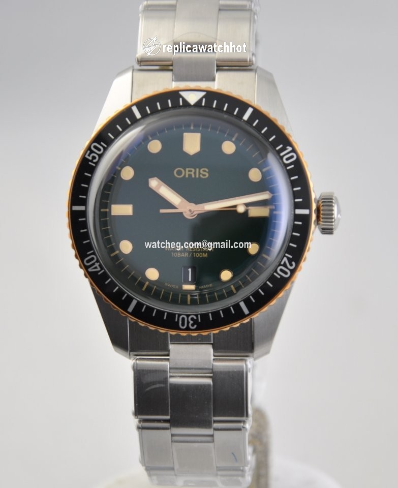 Oris Divers Sixty Five Mens watch Unisex Automatic Steel 01 733 7707 4357-07 8 20 18 2
