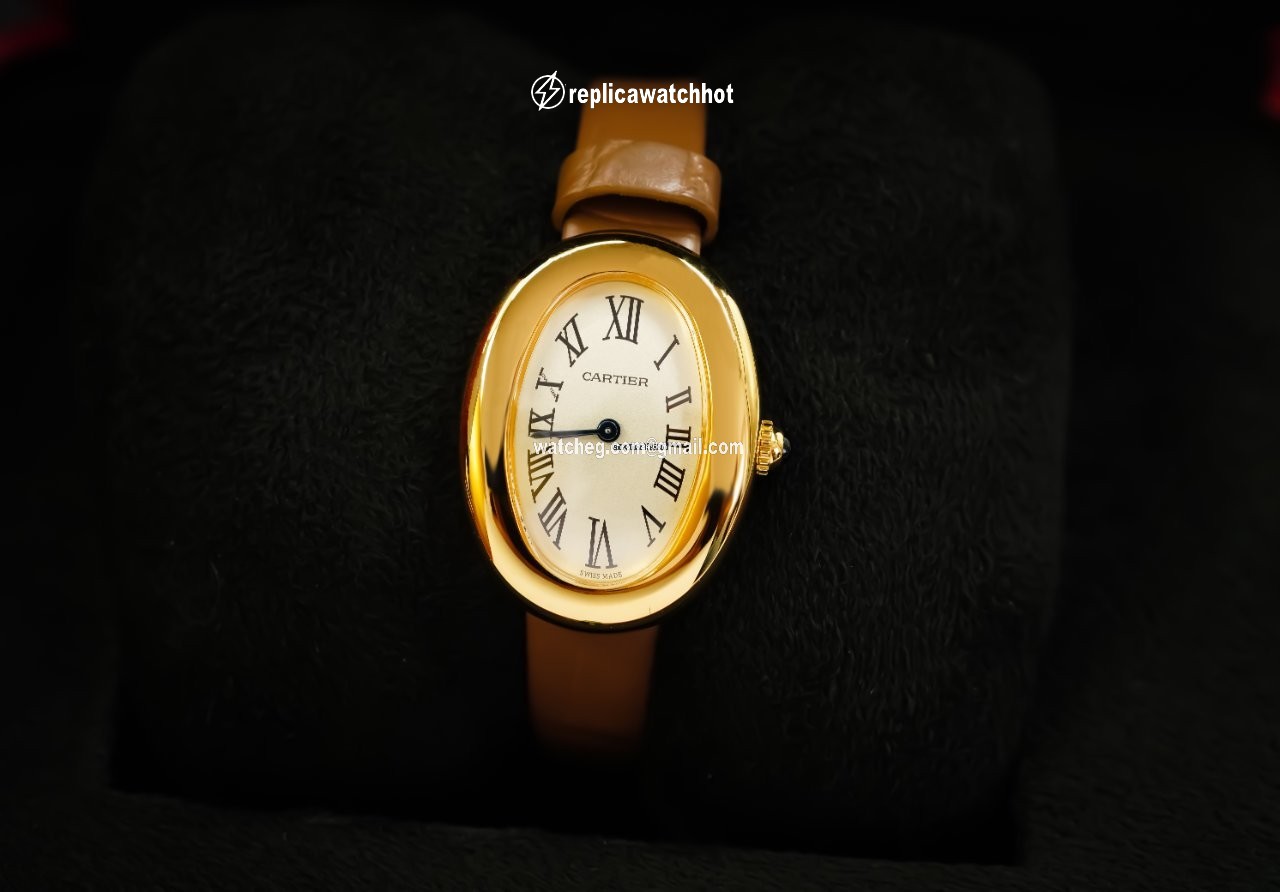 Cartier Baignoire Womens watch Quartz Yellow gold WGBA0007 2