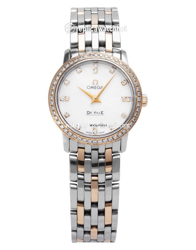 Omega De Ville Prestige Mens watch Unisex Quartz Yellow gold 413.25.27.60.55.001 2