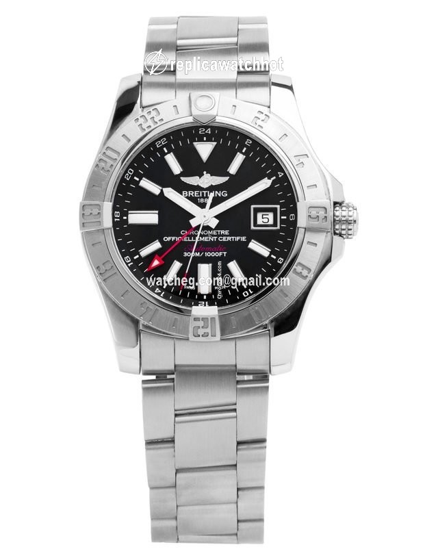 Breitling Avenger II GMT Mens watch Unisex Automatic Steel A32390111B1A1 2