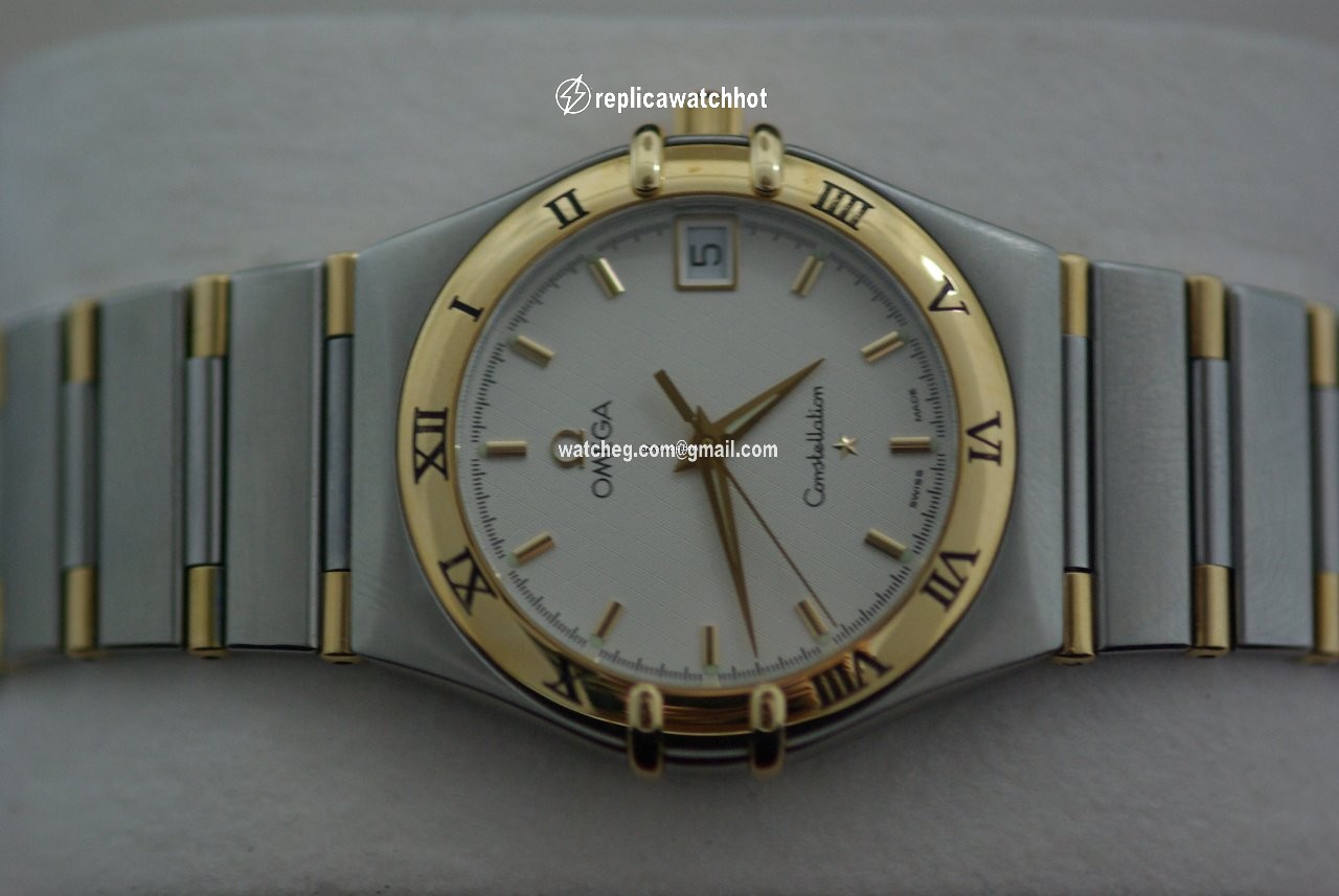 Omega Constellation Mens watch Unisex Quartz Gold Steel 1312.30 2