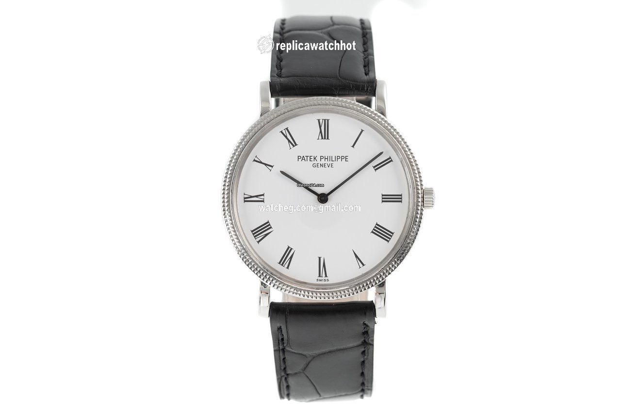 Patek Philippe Calatrava Mens watch Unisex Automatic White gold 5120 2