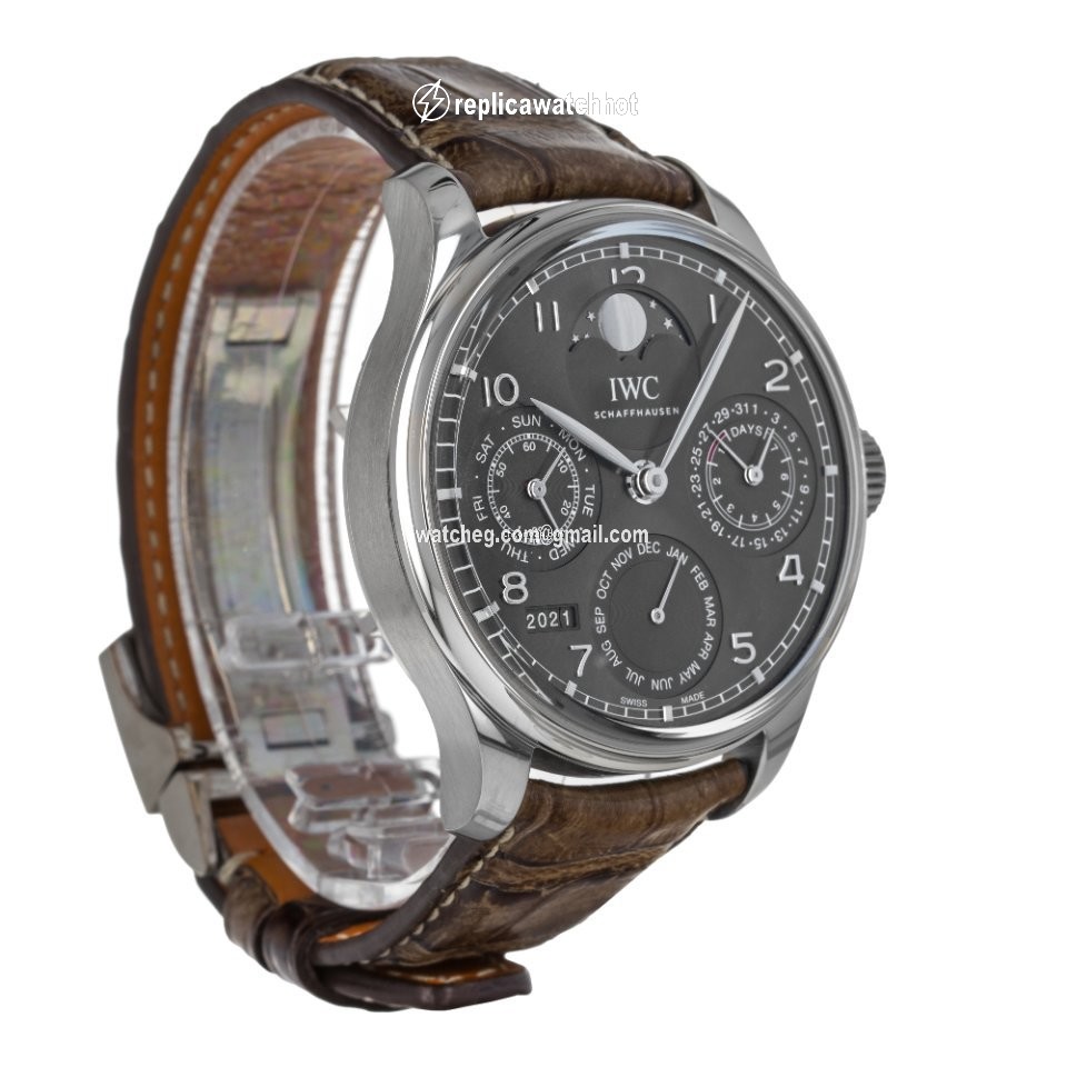IWC Portuguese Perpetual Calendar Mens watch Unisex Automatic White gold IW503301 2