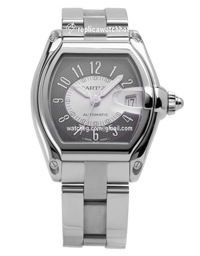 Cartier Roadster Mens watch Unisex Automatic Steel W62001V3 2510 2