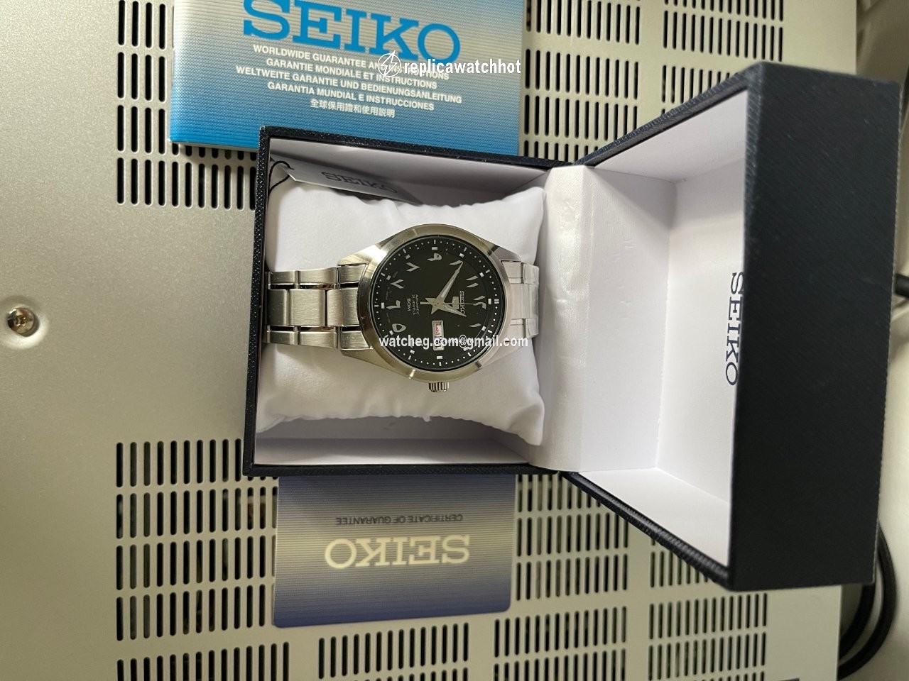 Seiko 5 Mens watch Unisex Automatic Steel SNKP21J1 2