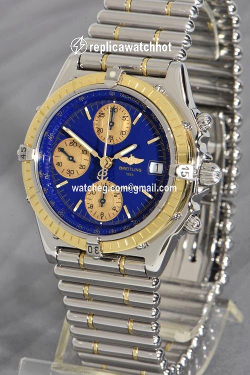Breitling Chronomat Mens watch Unisex Automatic Gold Steel D13050 2