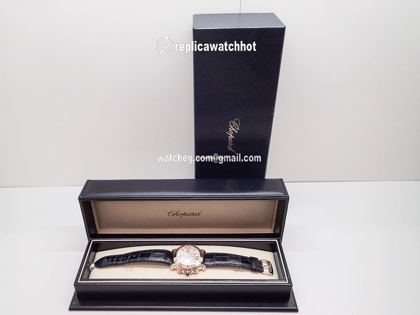 Chopard Happy Sport Womens watch Quartz Red gold 283581-5003 2