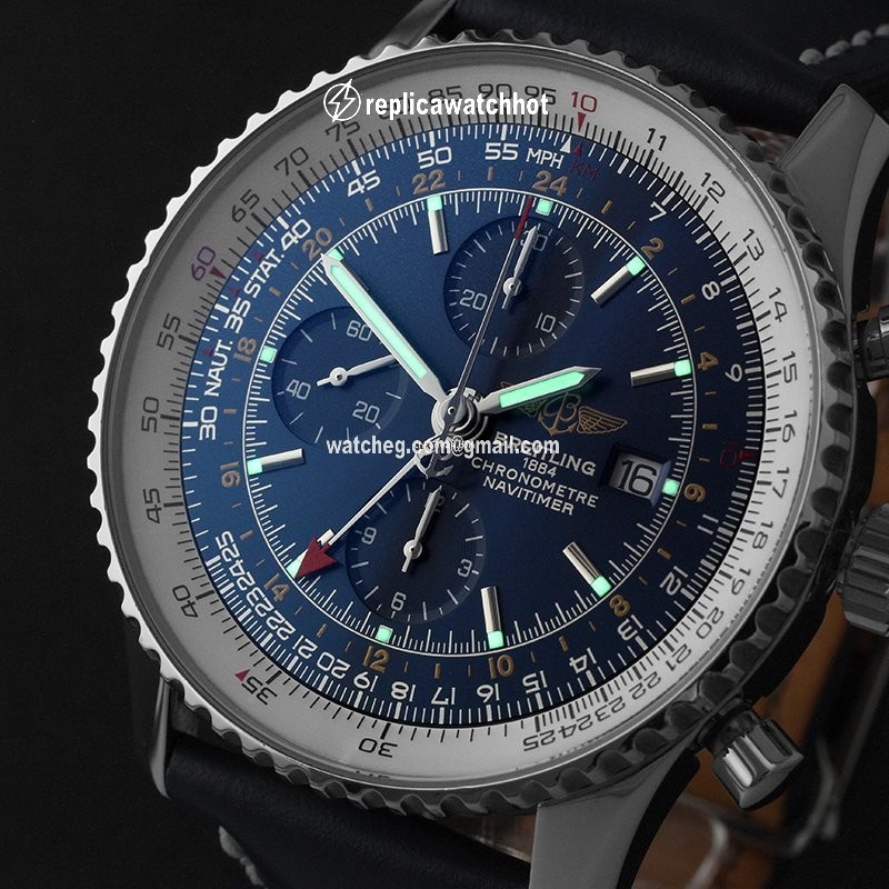Breitling Navitimer World Mens watch Unisex Automatic Steel A2432212 B726 2