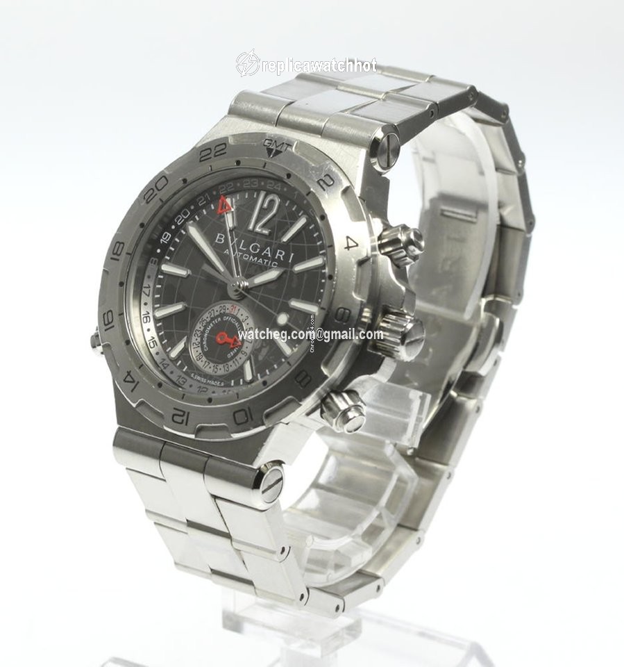Bulgari Diagono Mens watch Unisex Automatic Steel DP42S GMT 2