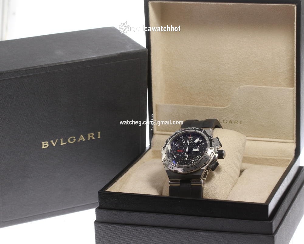 Bulgari Diagono Mens watch Unisex Automatic Steel DP 45 STV CH GMT 2