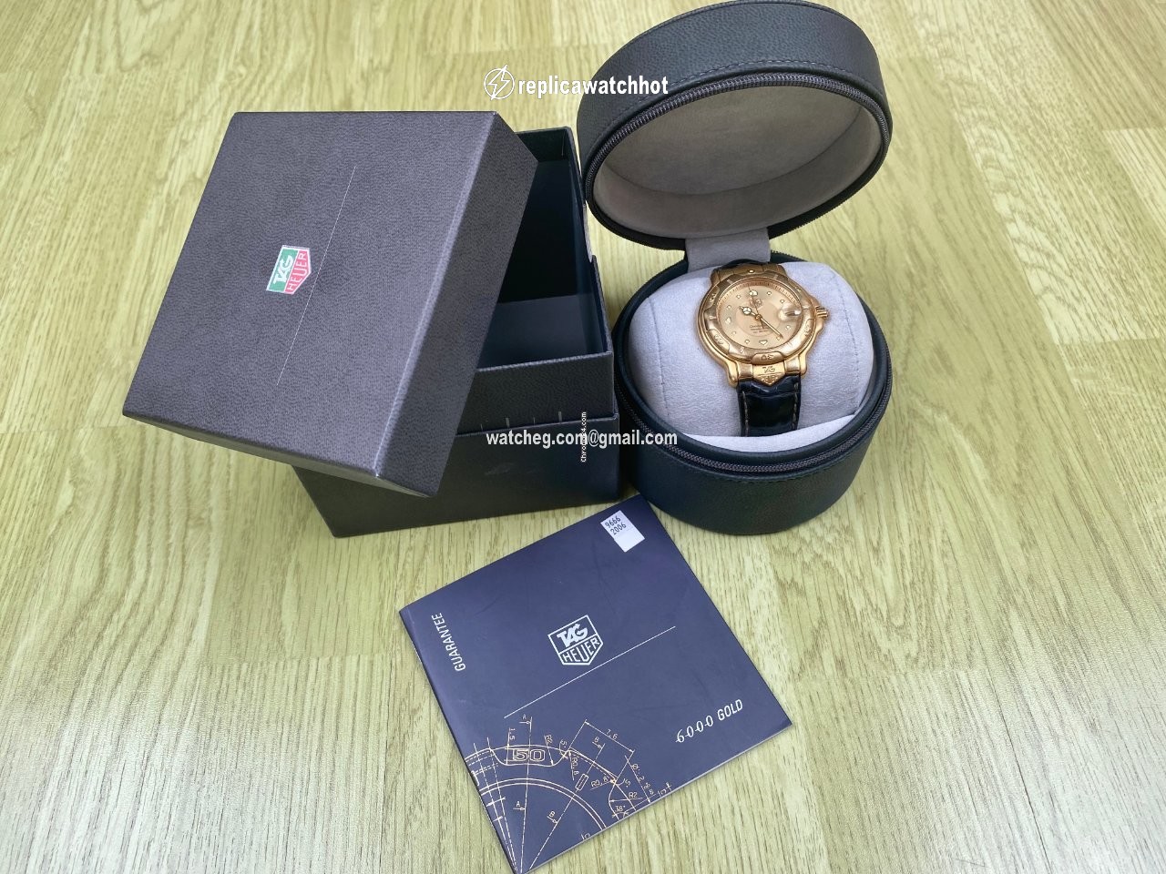 TAG Heuer 6000 Mens watch Unisex Automatic Yellow gold WH514 2