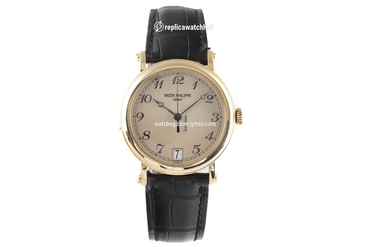 Patek Philippe Calatrava Mens watch Unisex Automatic Yellow gold 5053J-001 2