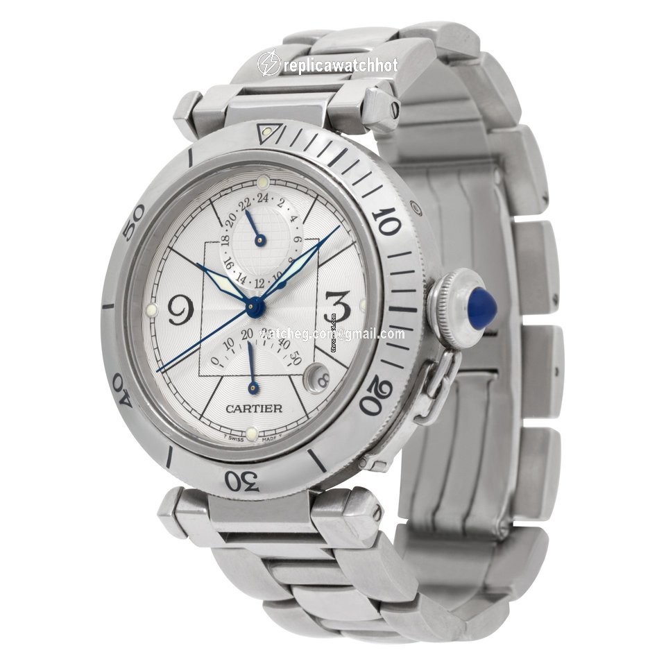 Cartier Pasha Mens watch Unisex Automatic Steel W31037H3 2