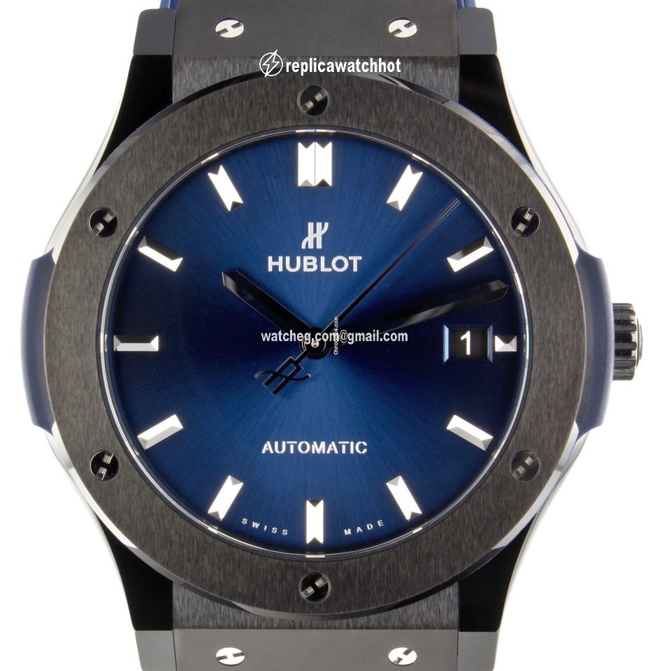 Hublot Classic Fusion Blue Mens watch Unisex Automatic Ceramic 511CM7170LR 2