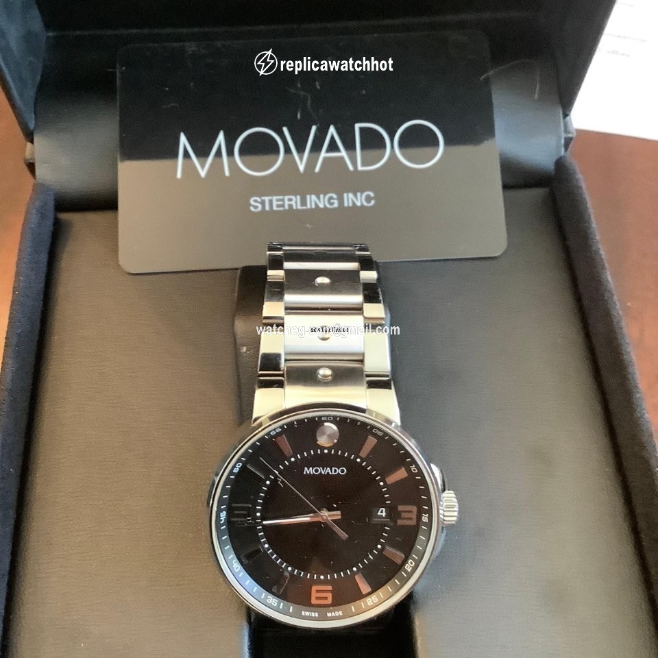 Movado SE Pilot Mens watch Unisex Quartz Steel 0606759 2