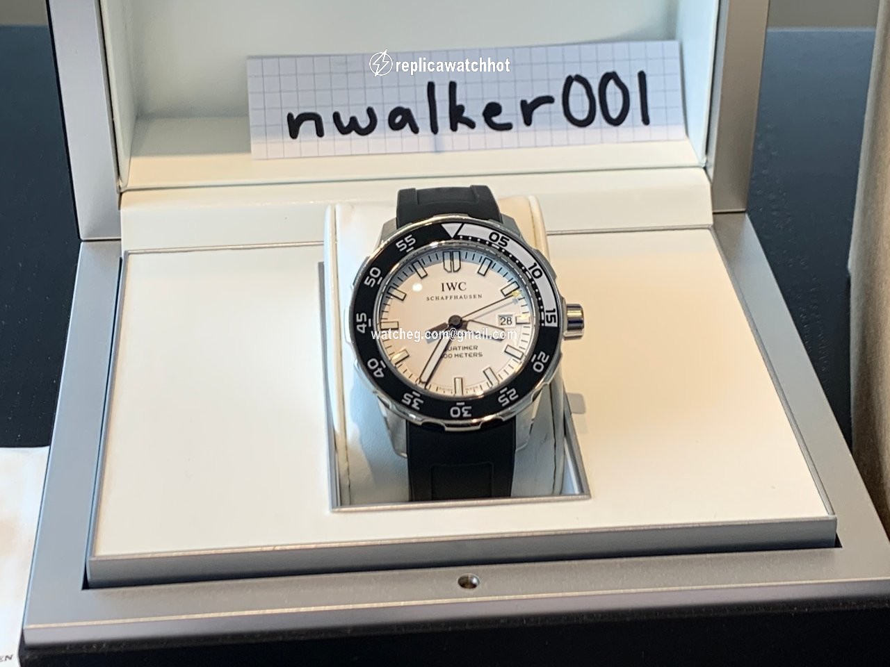 IWC Aquatimer Automatic 2000 Mens watch Unisex Automatic Steel IW356805 356805 3568-05 3568 2