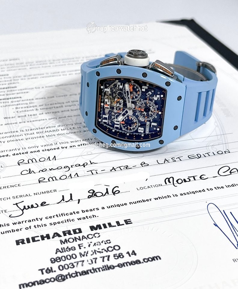 Richard Mille RM 011 Mens watch Unisex Automatic Ceramic RICHARD MILLE 2
