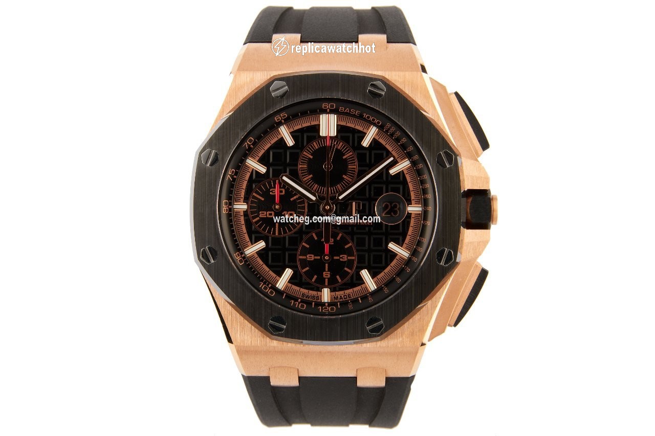 Audemars Piguet Royal Oak Offshore Chronograph Mens watch Unisex Automatic Rose gold 26401RE.OO.A002CA.02 2