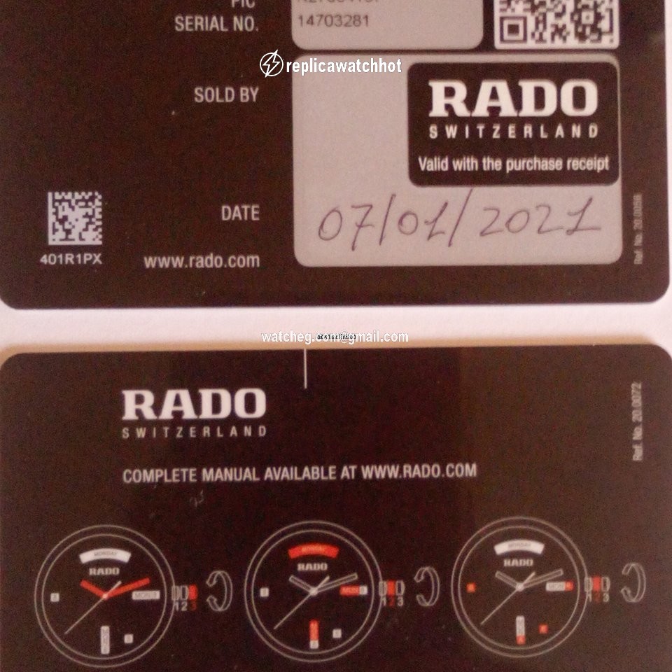 Rado True Mens watch Unisex Quartz Ceramic R27081157 2
