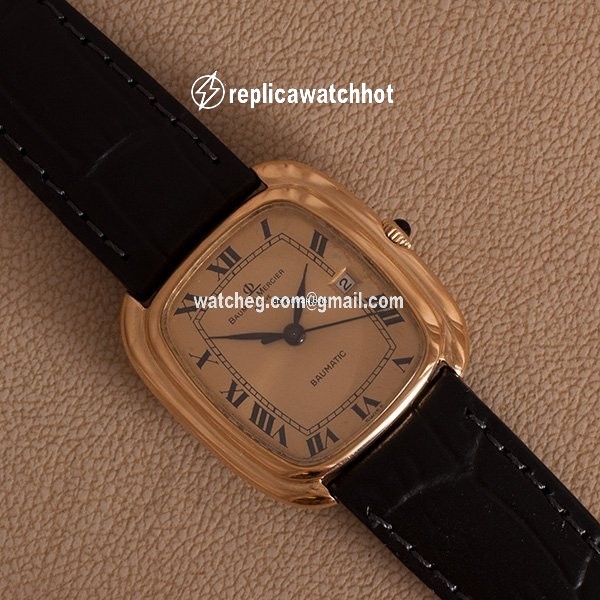 Baume & Mercier Womens watch Automatic Yellow gold 37090 2