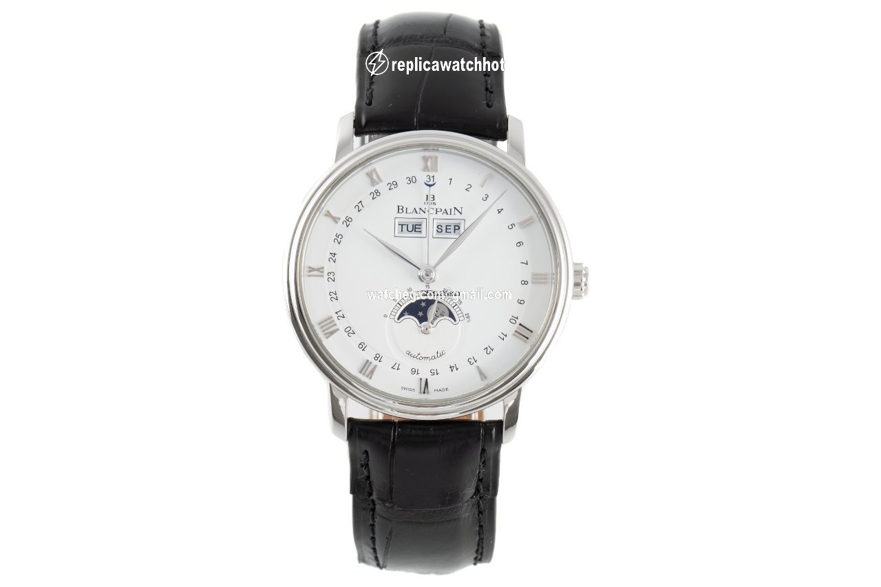 Blancpain Villeret Quantieme Complet Mens watch Unisex Automatic Steel 6263 2