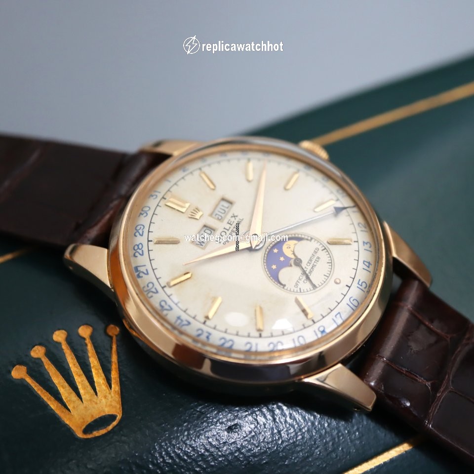 Rolex Mens watch Unisex Rose gold Automatic 8171 2