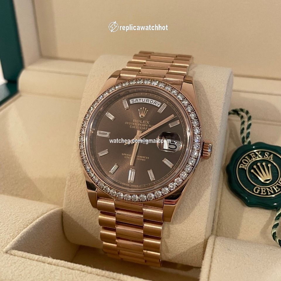 Rolex Day-Date 40 Mens watch Unisex Rose gold Automatic 228345RBR-0006 2