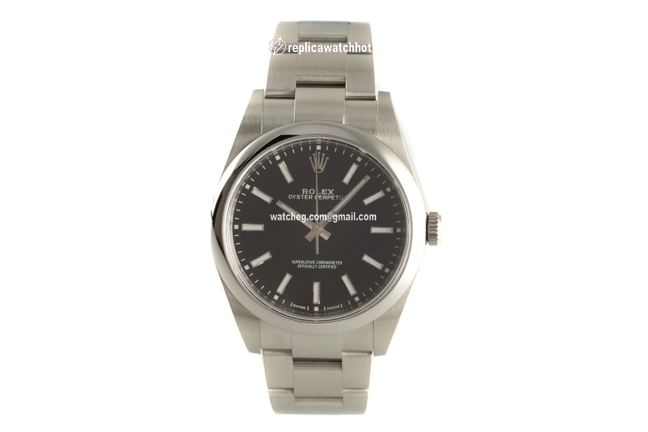 Rolex Oyster Perpetual 39 Mens watch Unisex Steel Automatic 114300 2