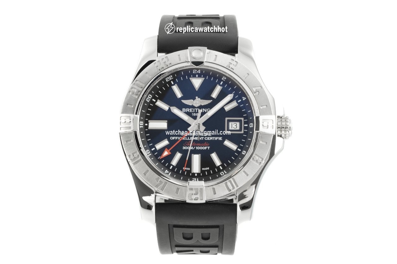 Breitling Avenger II GMT Mens watch Unisex Automatic Steel A32390 2
