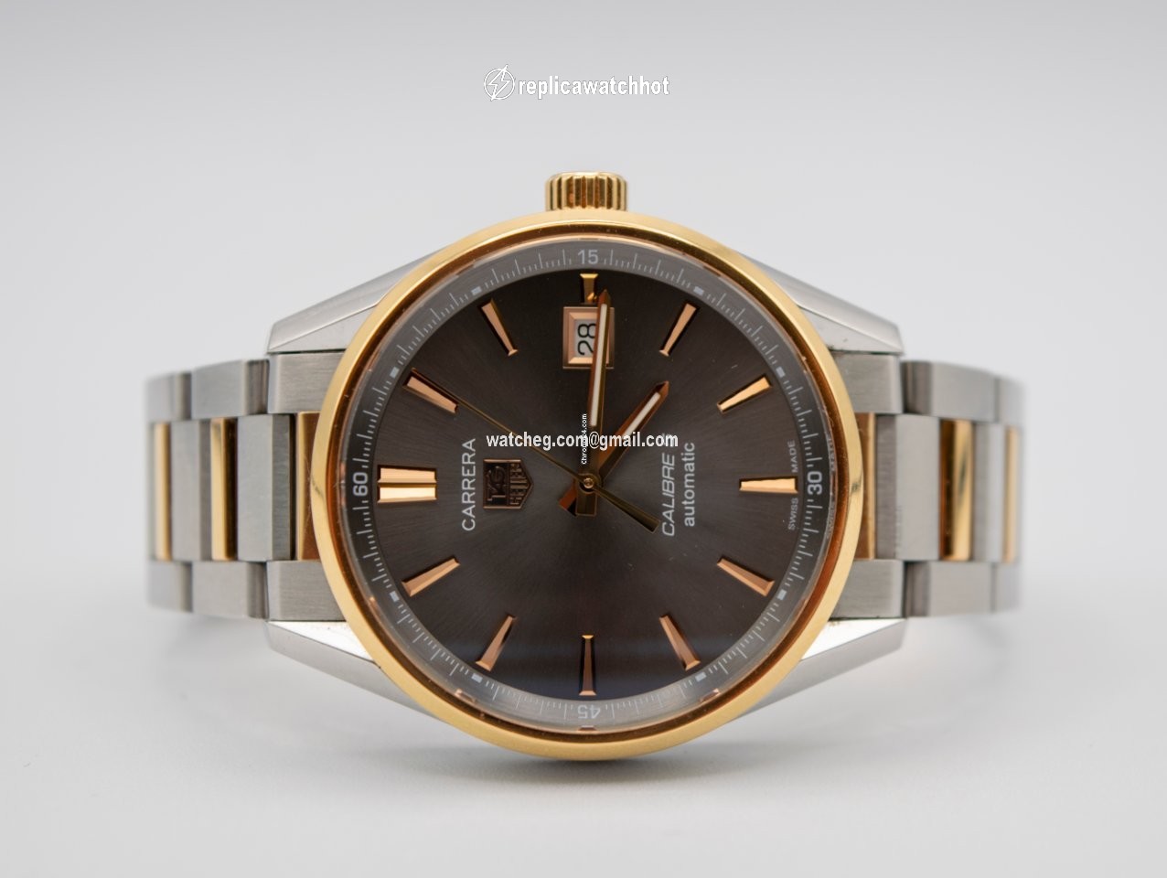 TAG Heuer Carrera Calibre 5 Mens watch Unisex Automatic Steel WAR215E.BD0784 2