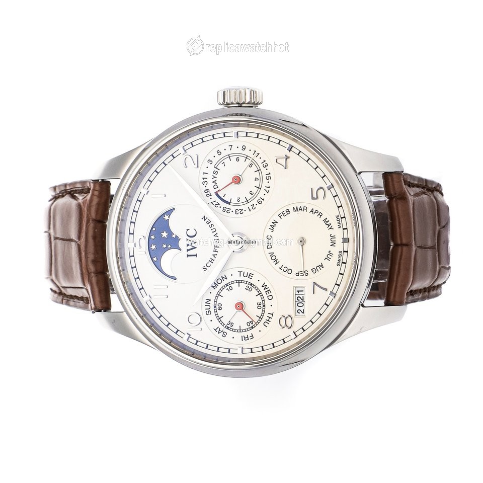IWC Portuguese Perpetual Calendar Mens watch Unisex Automatic Steel IW5023-08 2