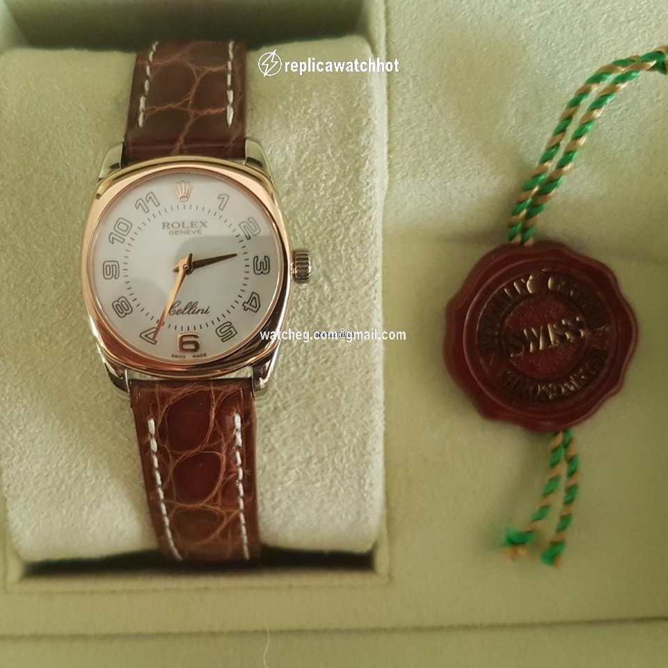 Rolex Cellini Danaos Womens watch White gold Quartz 6229 2