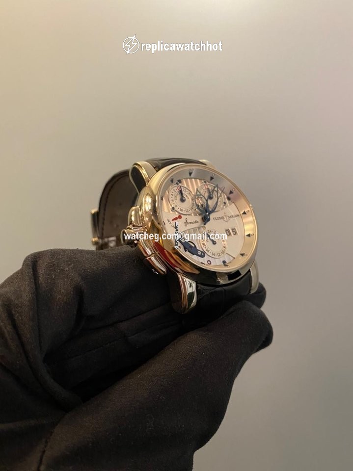Ulysse Nardin Sonata Mens watch Unisex Automatic White gold 670-88 2