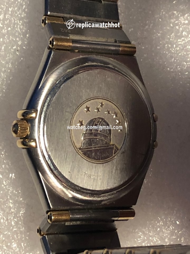 Omega Constellation Mens watch Unisex Quartz Gold Steel 1212.10.00 2
