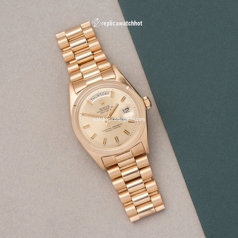 Rolex Day-Date 36 Mens watch Unisex Yellow gold Automatic 1802 2