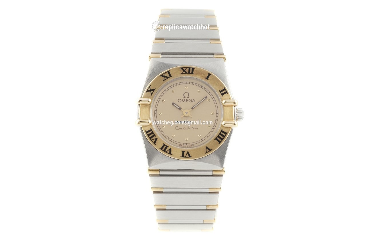 Omega Constellation Ladies Womens watch Quartz Gold Steel 795.1080.1 2