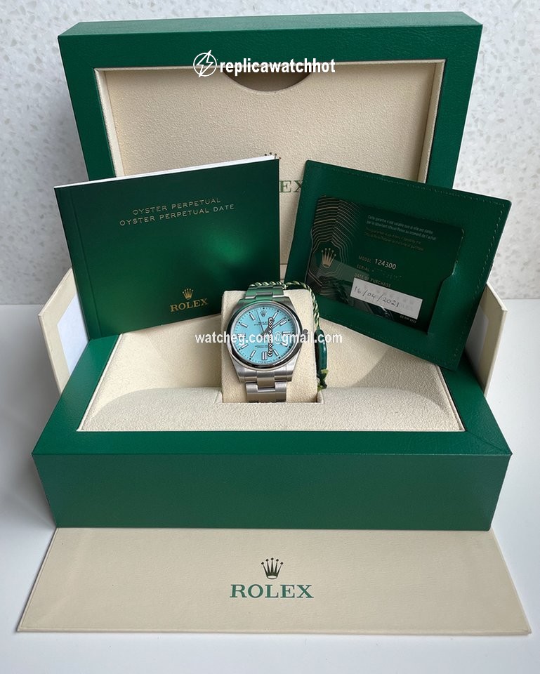 Rolex Oyster Perpetual 41 Mens watch Unisex Steel Automatic 124300-0006 2
