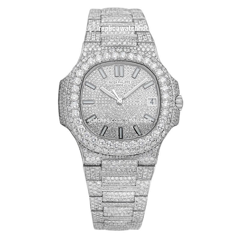 Patek Philippe Nautilus Mens watch Unisex Automatic White gold 5711G 2