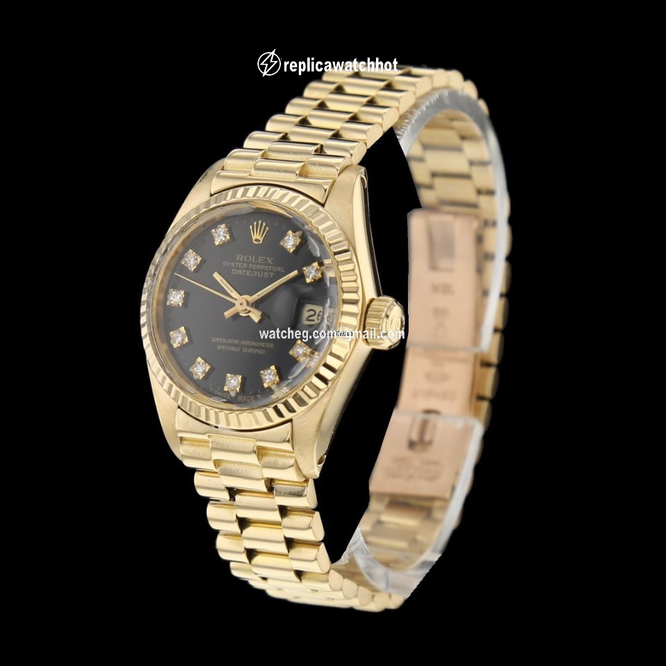 Rolex Lady-Datejust Mens watch Unisex Yellow gold Automatic 6917 8 2