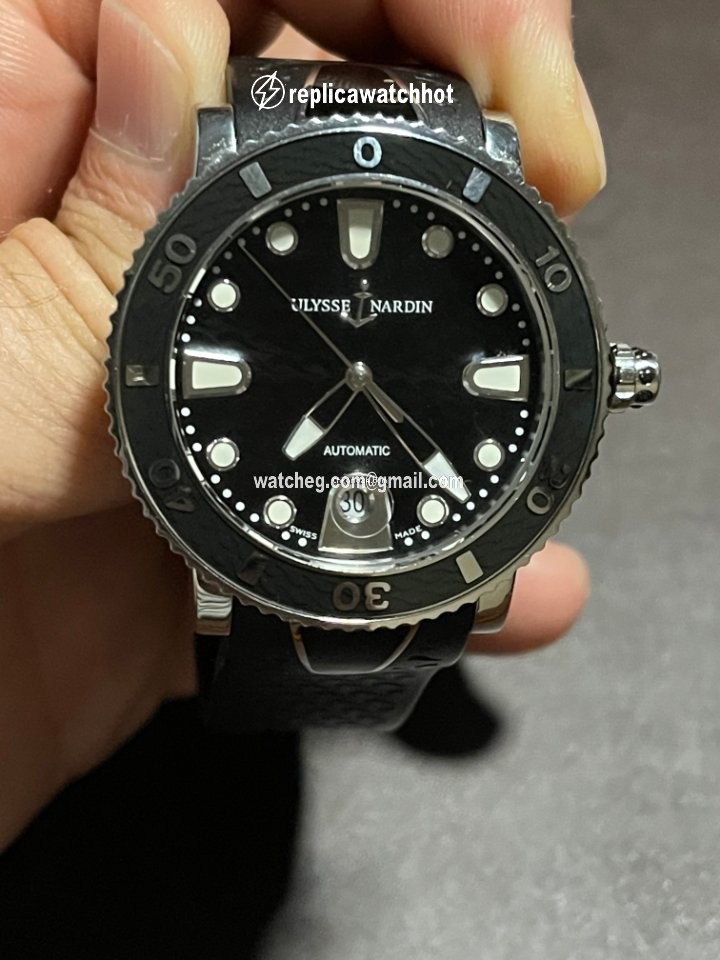 Ulysse Nardin Lady Diver Womens watch Automatic Steel 8103-101-3 02 2