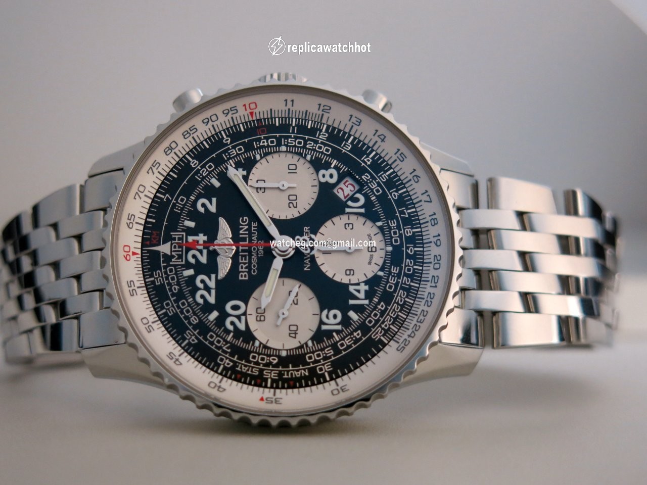 Breitling Navitimer Cosmonaute Mens watch Unisex Manual winding Steel AB021012 BB59 2