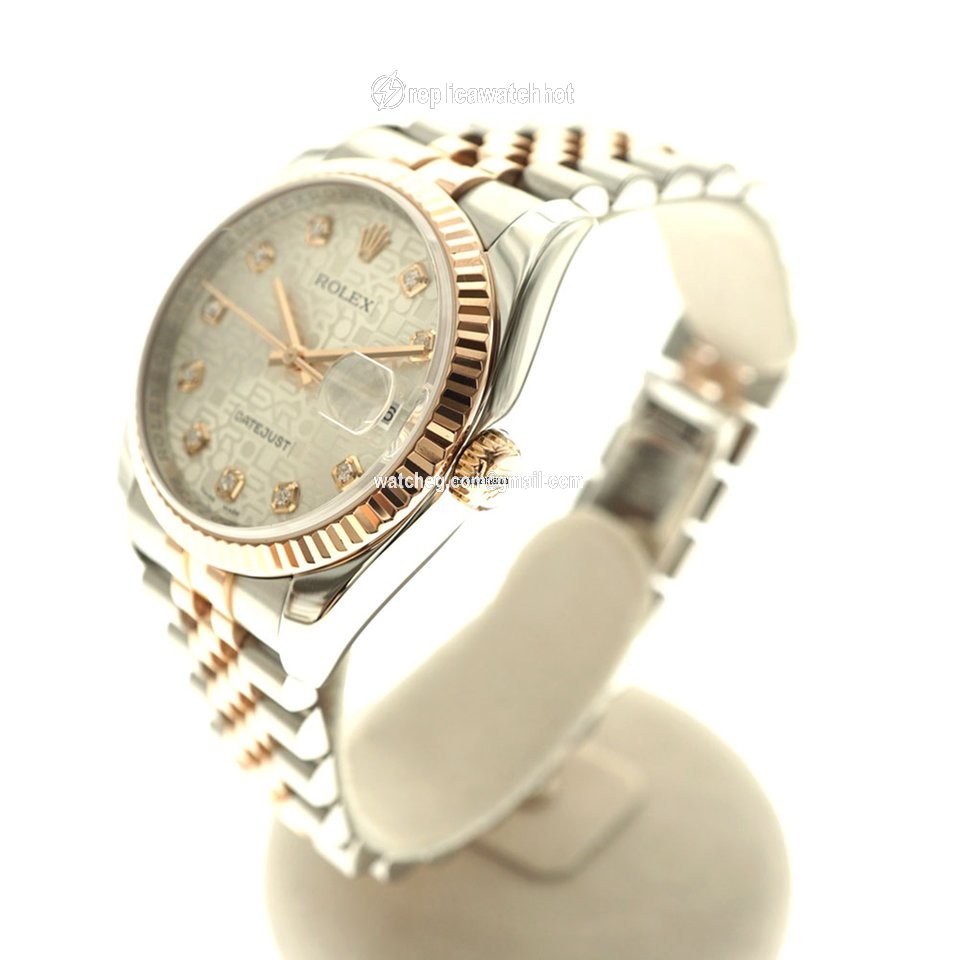 Rolex Datejust 36 Gold Steel Automatic 116231G 2