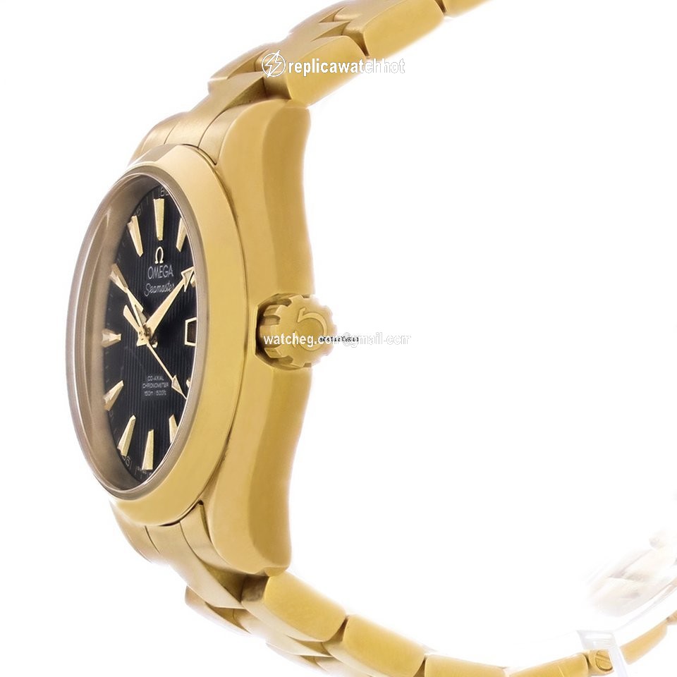 Omega Seamaster Aqua Terra Womens watch Automatic Yellow gold 231.50.34.20.01.001 2