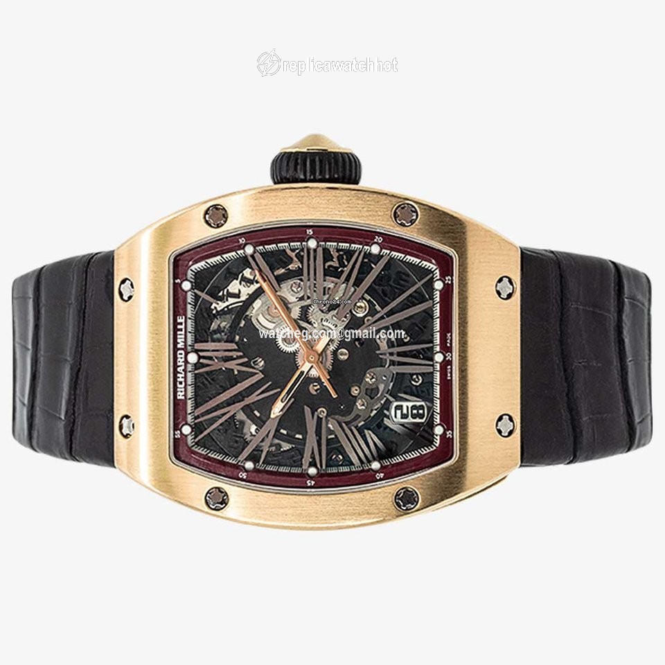 Richard Mille Mens watch Unisex Automatic Rose gold RM023 2