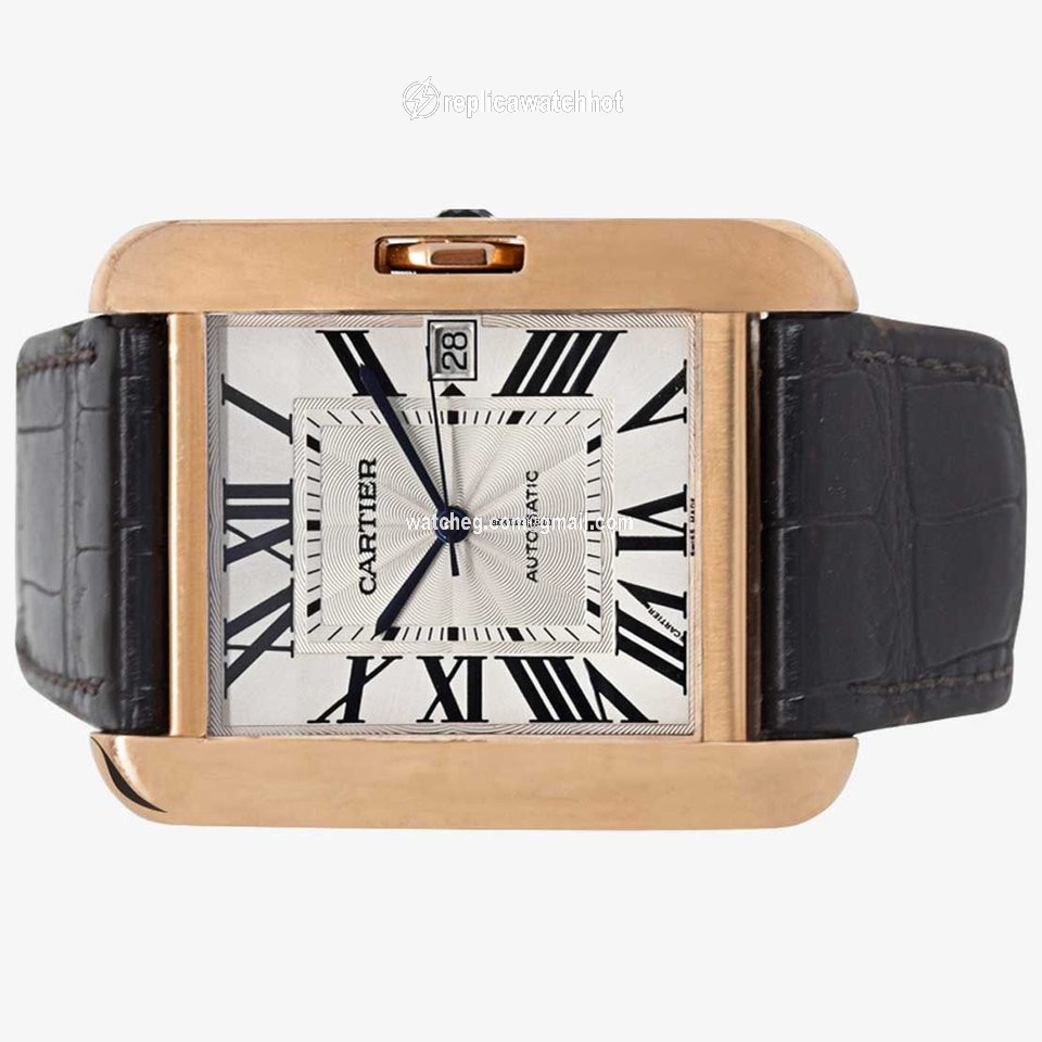 Cartier Tank Anglaise Mens watch Unisex Rose gold 3504 2