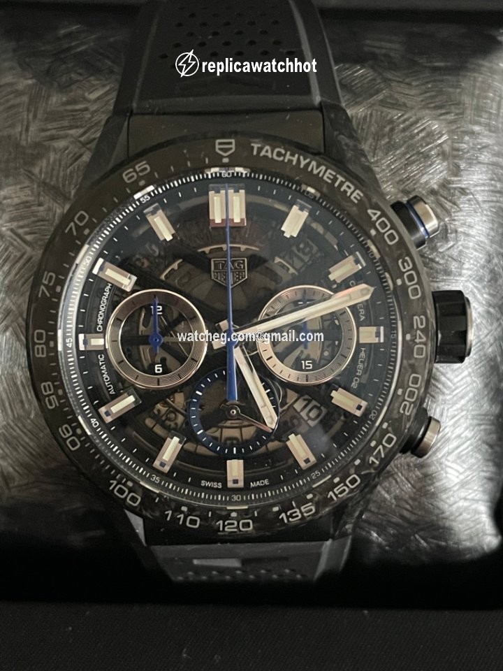 TAG Heuer Carrera Mens watch Unisex Automatic Carbon CBG2017.FT6143 2