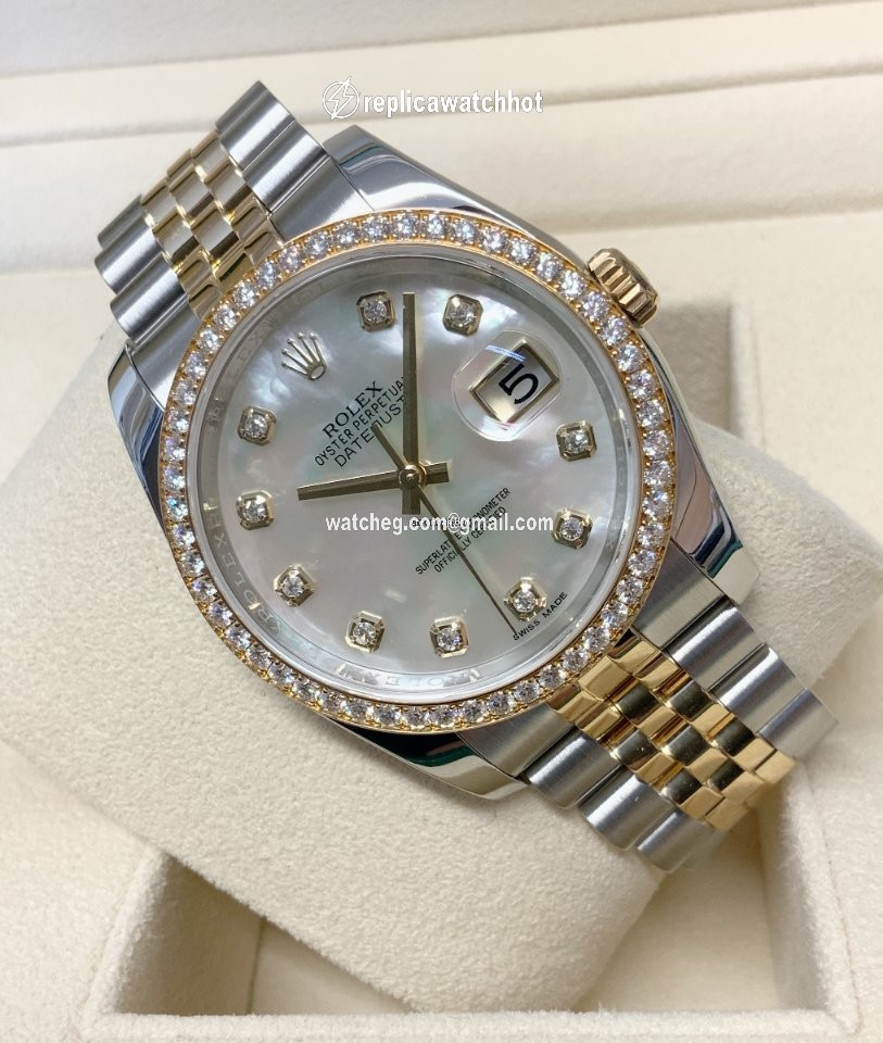Rolex Datejust 36 Gold Steel Automatic 116243 2