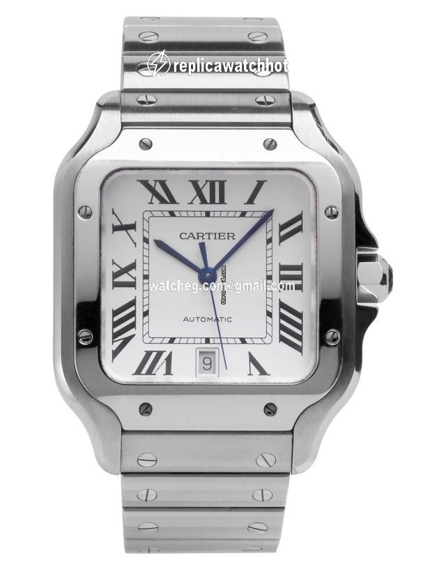 Cartier Santos Mens watch Unisex Automatic Steel WSSA0009 4072 2