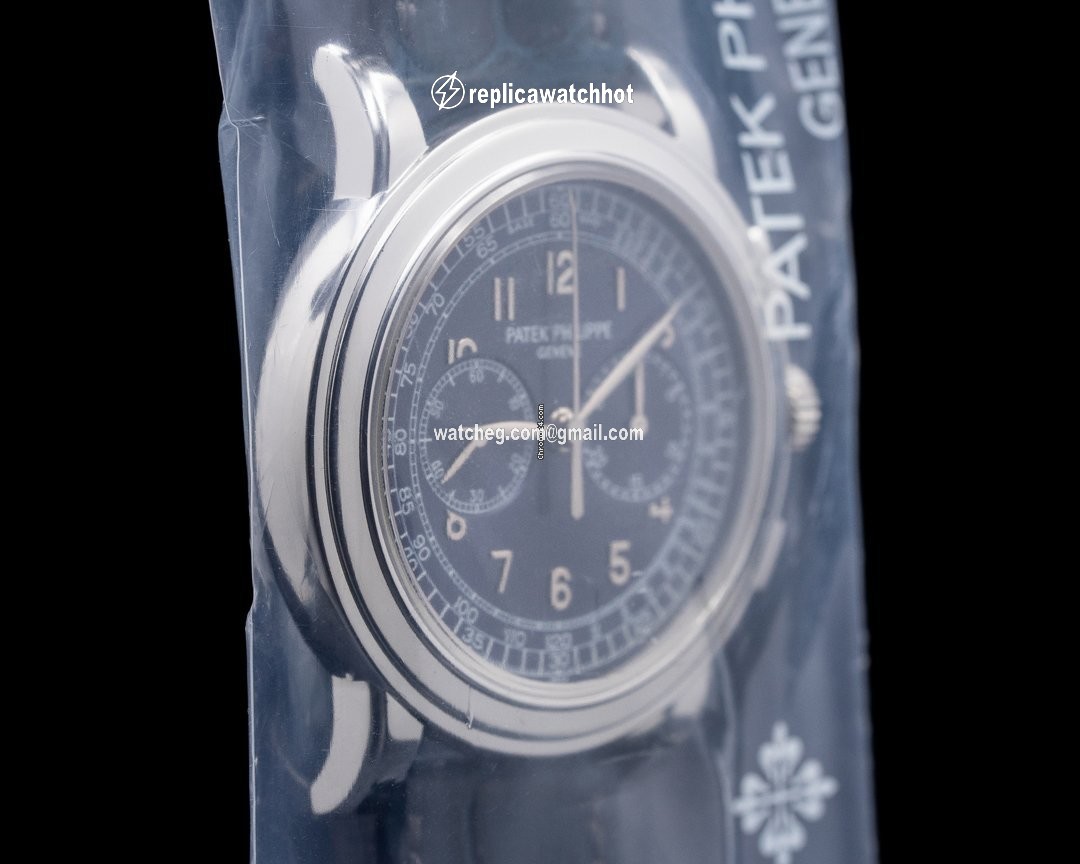 Patek Philippe Chronograph Mens watch Unisex Manual winding Platinum 5070P 2